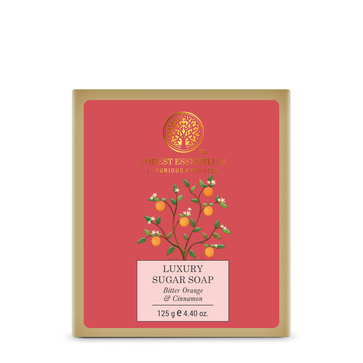 Luxury Sugar Soap Bitter Orange and Cinnamon Forest Essentials
