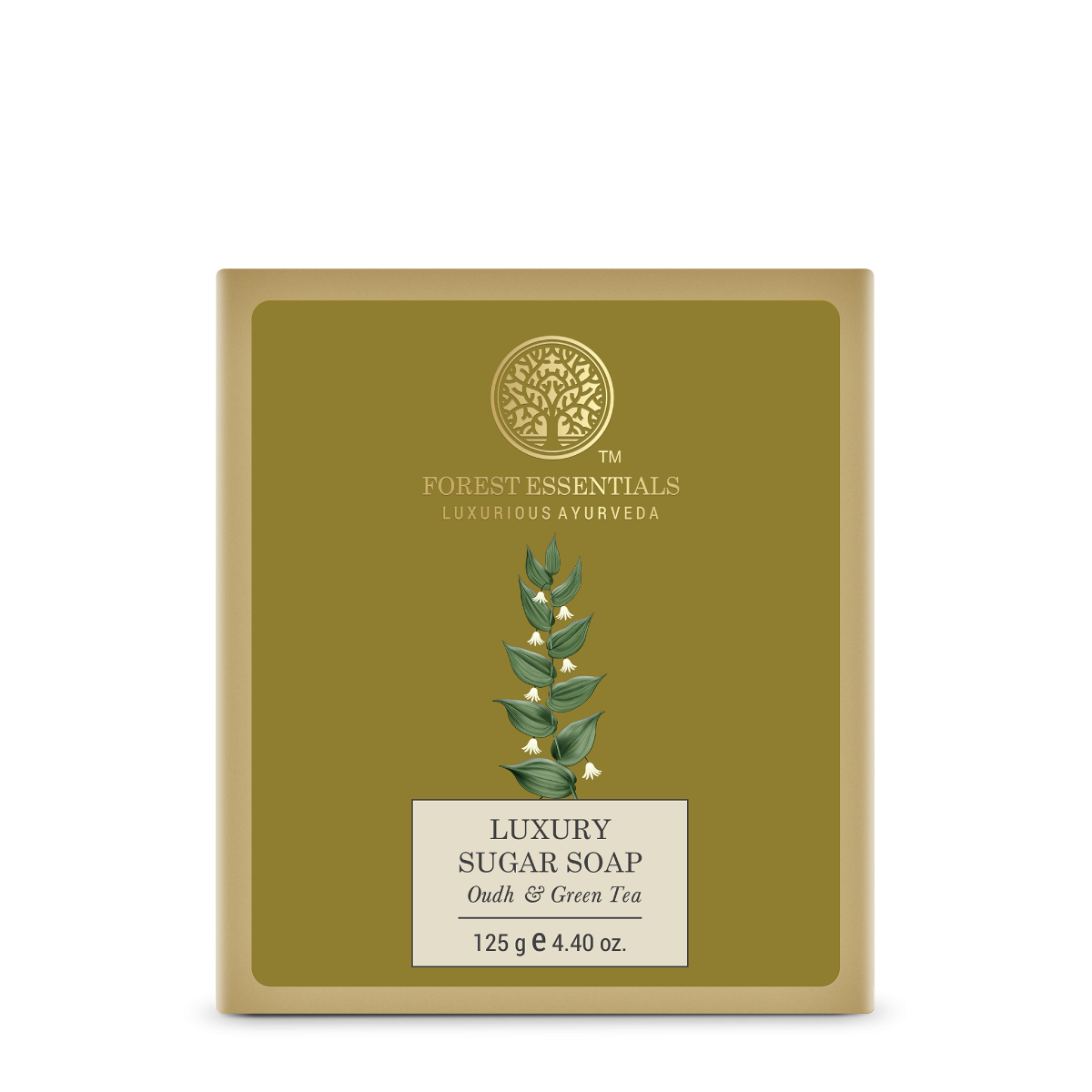 Luxury Sugar Soap Oudh & Green Tea | Forest Essentials