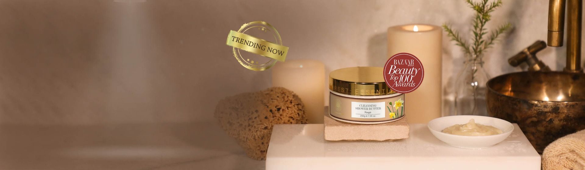 Kashmiri Nargis Cleansing Shower Butter Forest Essentials